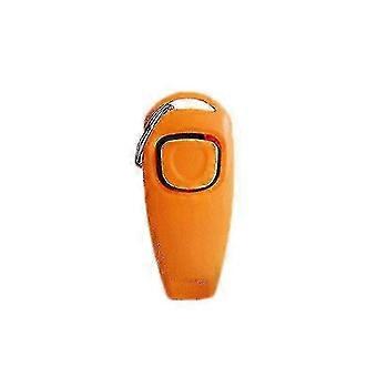 Pet Dog Whistle And Clicker Puppy Stop Barking Training Aid Tool Clicker(3pcs-redorangelight Green)