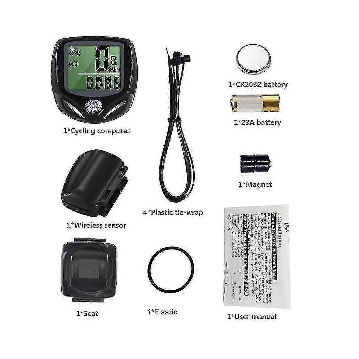 Bicycle Wireless Waterproof Magnet Sensor Bicycle Speedometer Digital Odometer Multifunctional Bicy