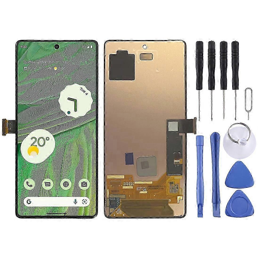 COMPATIBLE AMOLED LCD Screen For Google Pixel 7 GVU6C, GQML3 with Digitizer Full Assembly