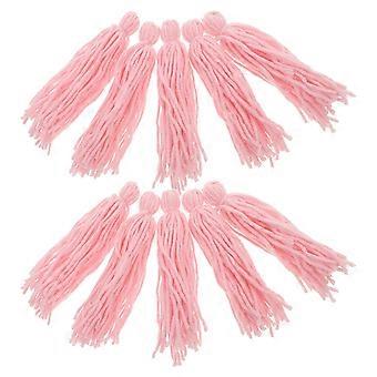 Fish Breeding Mop for Aquarium Use with 10Pcs Pink Woolen Yarn Spawning Mops