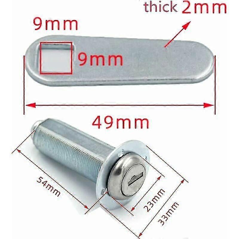 Extra long cam lock with keycode 8025, 2 RV weatherproof lock