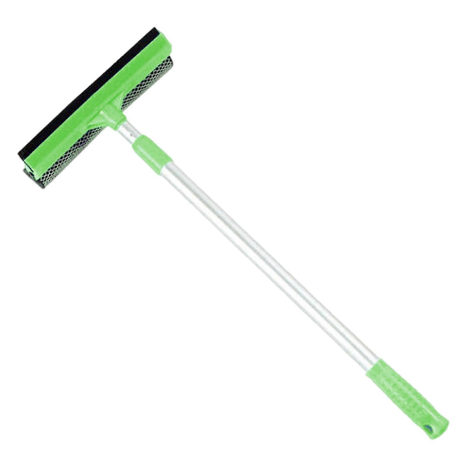 Retractable Handle Window Wiper, Rubber Scraper Glass Cleaner