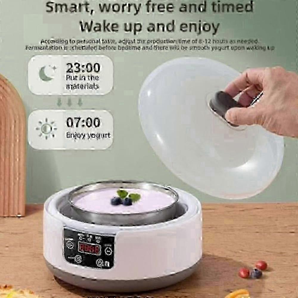 Homemade Yogurt Maker Machine with 36-Hour Timer & Temperature Control