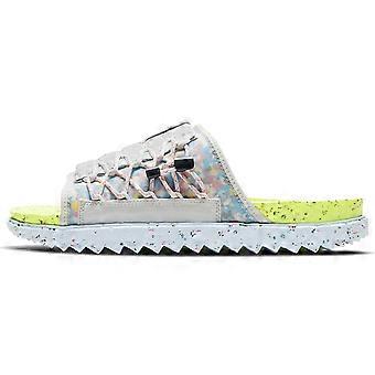 Nike Asuna Crater Slide Platinum Lint Volt Chambray Blue Black DJ4629-001