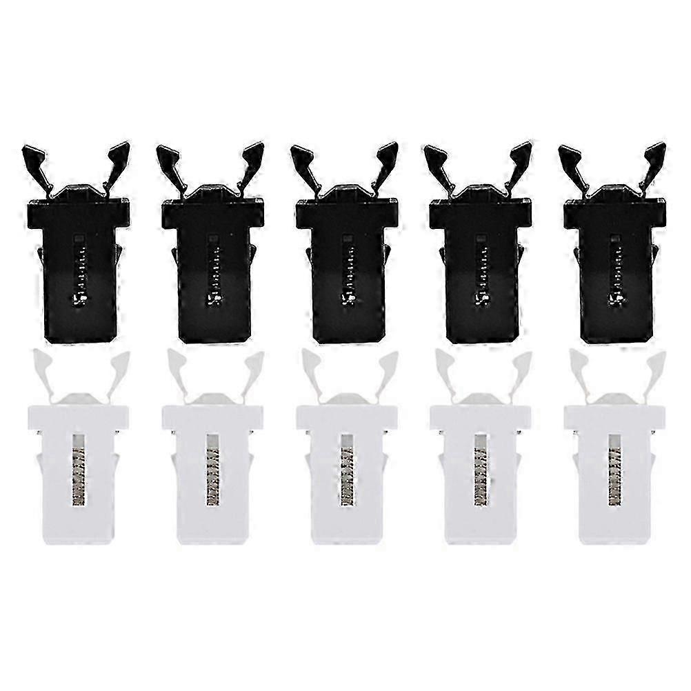 Garbage can lid locks for press button bins - 10pcs replacement buckles