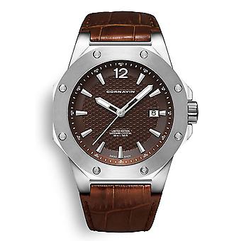Downtown 3-h Quartz Analog Men's Watch with Cowhide Bracelet CO2021-2003
