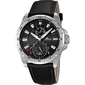 Lotus Quartz Analog Man Watch avec Bracelet en cuir synthétique L15844/4