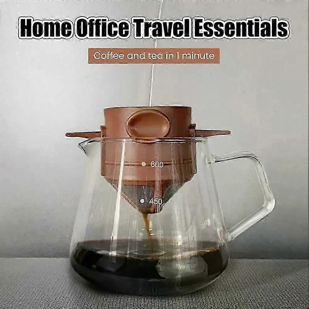 Stainless Steel Foldable Coffee Filter Cup