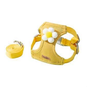 Dog Harness, Adjustable Step-In Design, No-Pull, All-Weather, Yellow