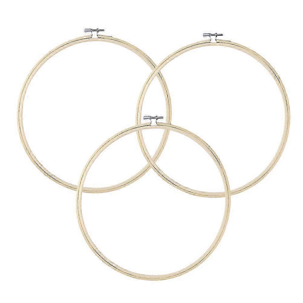Bamboo Craft Hoop Set 3PCS Display
