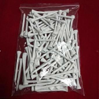 10 Pcs bag Multi Color Plastic Golf Tees 70mm Durable Rubber Cushion Top Golf Tee Golf Accessories