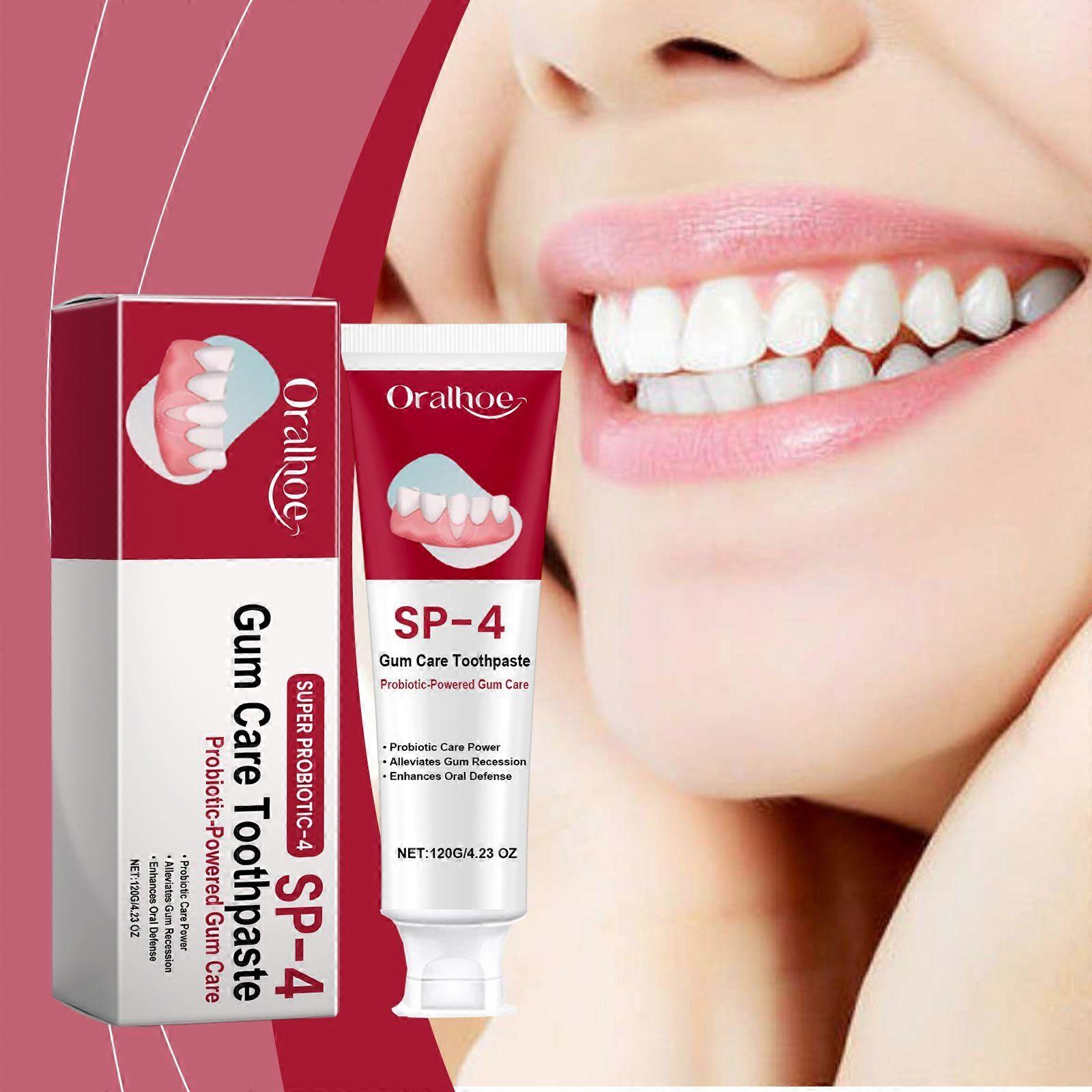 Gum Care Toothpaste Contains Sorbitol, Menthol, And Hydroxyapatite