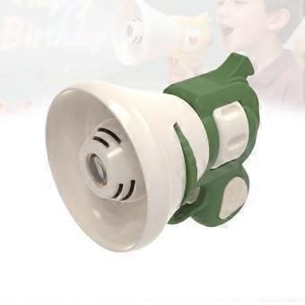 Funny Voice Changer Speaker and Costume Projector Toy with Ab Muscle Light, Green Party Gift