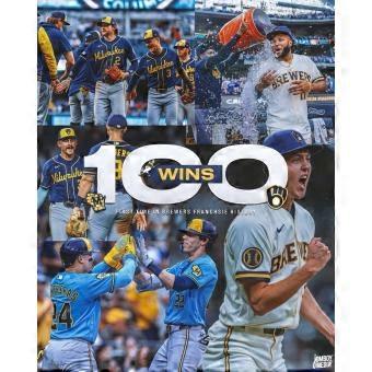 Milwaukee Brewers 100 Wins Franchise History Baseball Sports jigsaw puzzle game for adults and kids