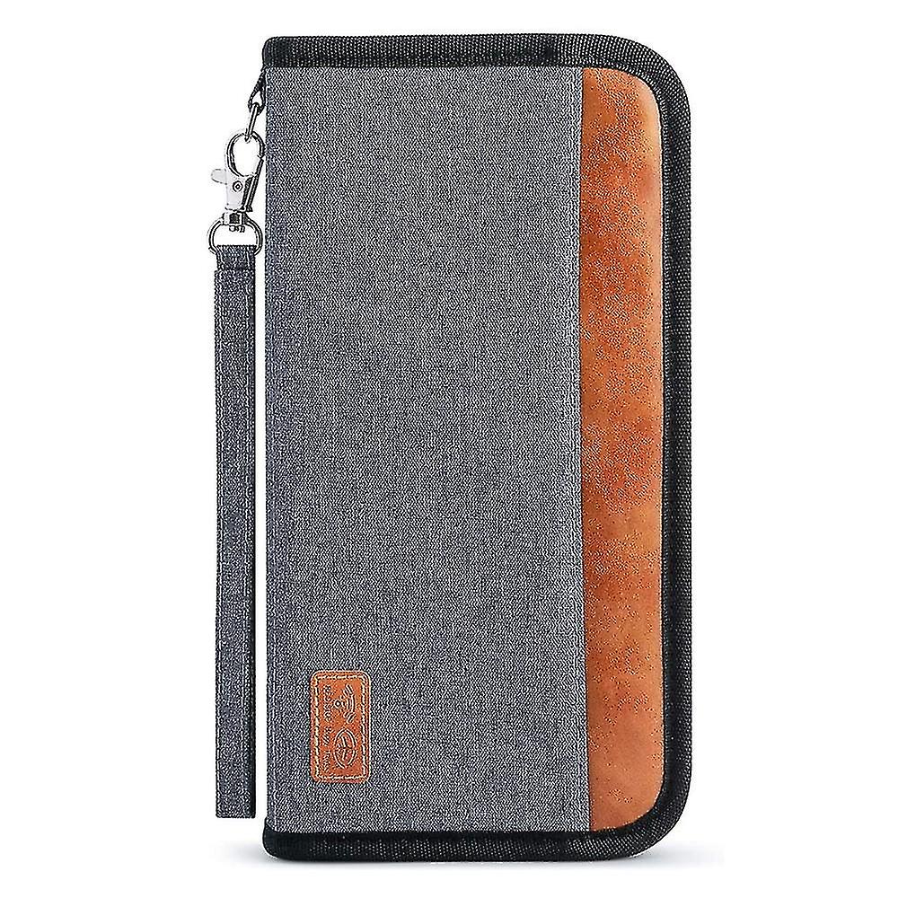 Travel Wallet Rfid Blocking Document Organizer Bag- Passport Holder