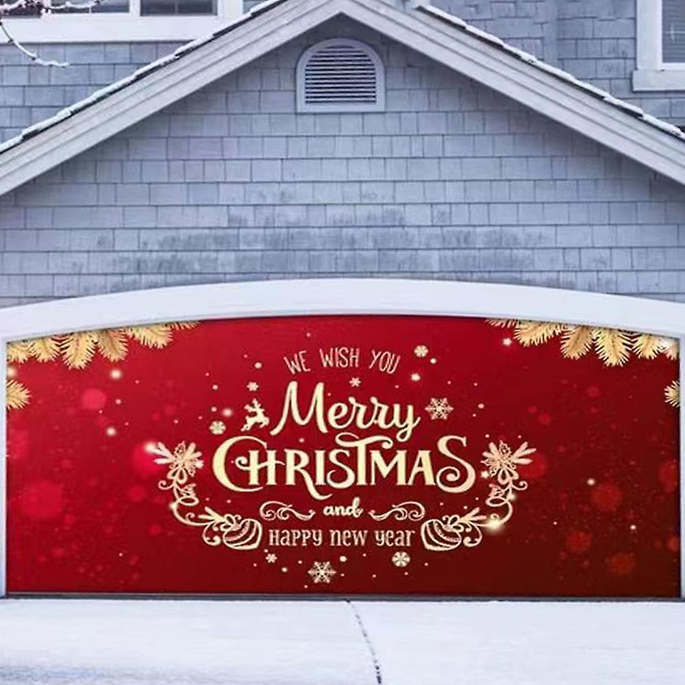 Christmas Background Cloth Exquisite Printing Festivals Party Decoration