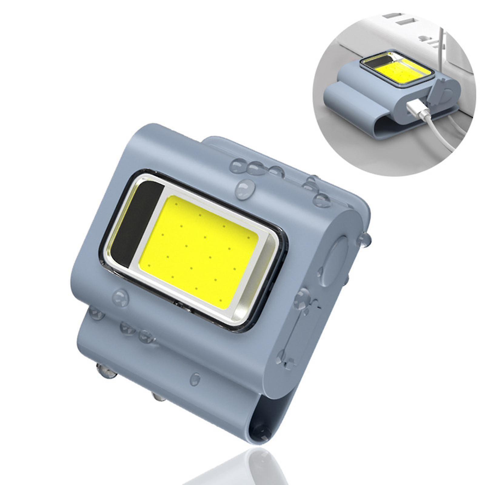 Mini Work Light Led Rechargeable Headlight With 6 Modes For Outdoor