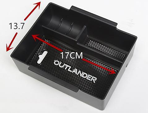 מחזיק תיבת אחסון משענת יד למיצובישי אאוטלנדר 2019+ מארגן פנים מגש כפפות קונסולה מרכזי