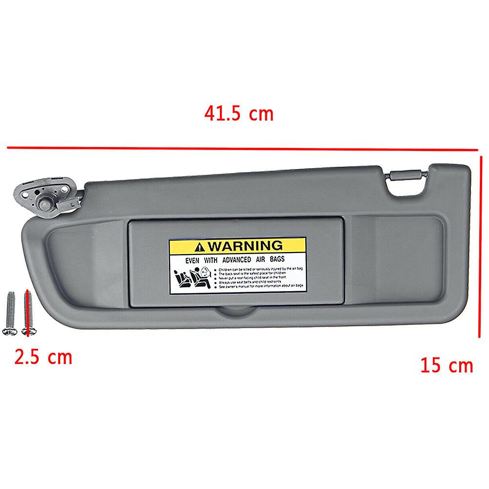 Front Left Driver Side Sun Visor Replacement Accessories Parts for Car Vehicle