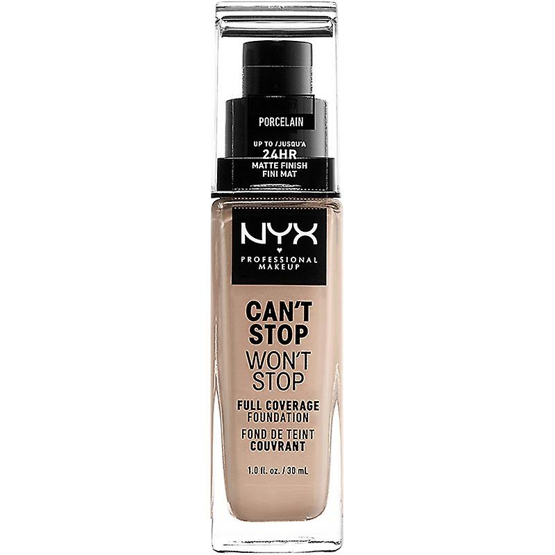 NYX PROF. MAKEUP Can ' t stop Won ' t stop Foundation-Porcelain