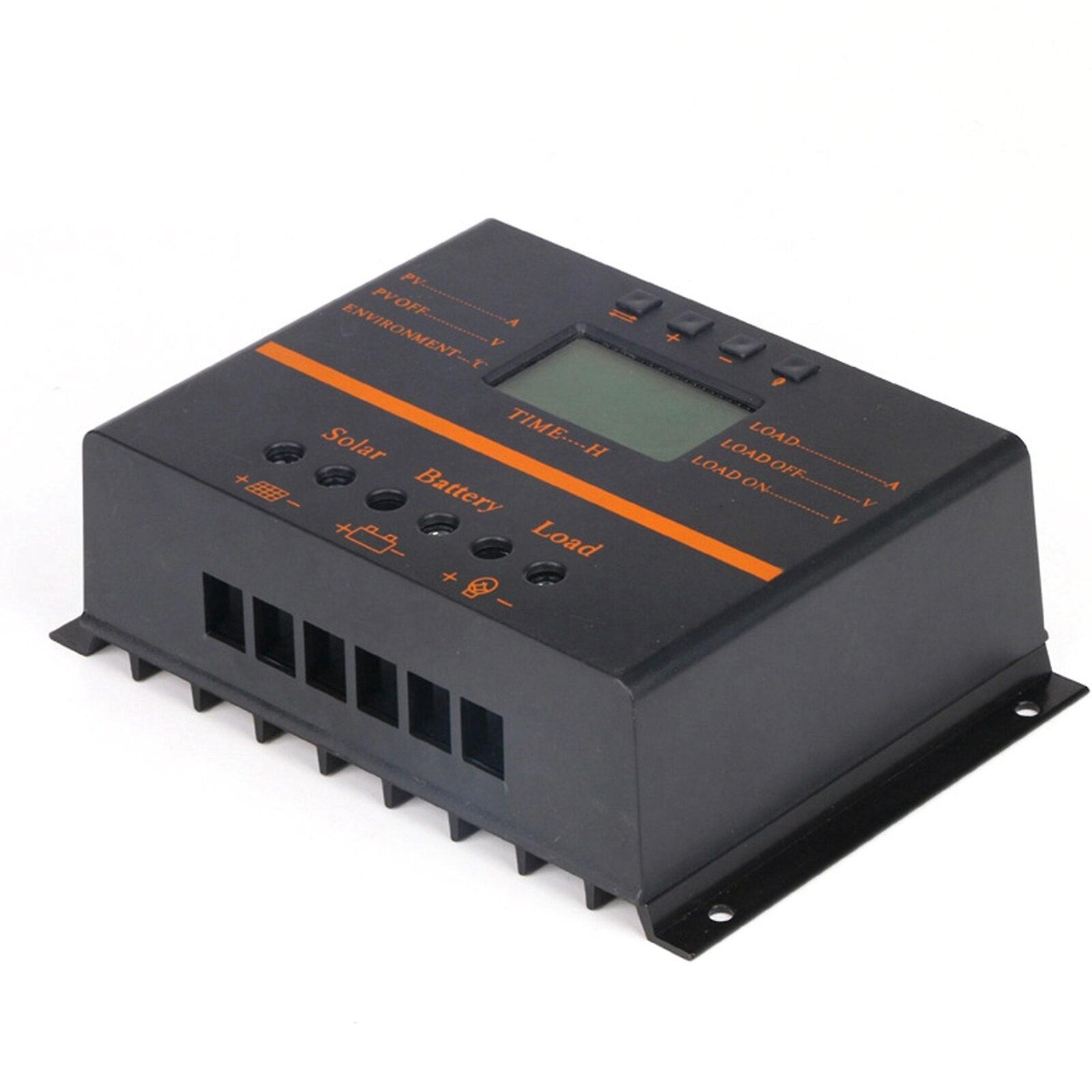 80A Amp Mppt Solar Panel Regulator Charge Controller 12v/24v 2000w/1000w Lcd Usb Solar Power