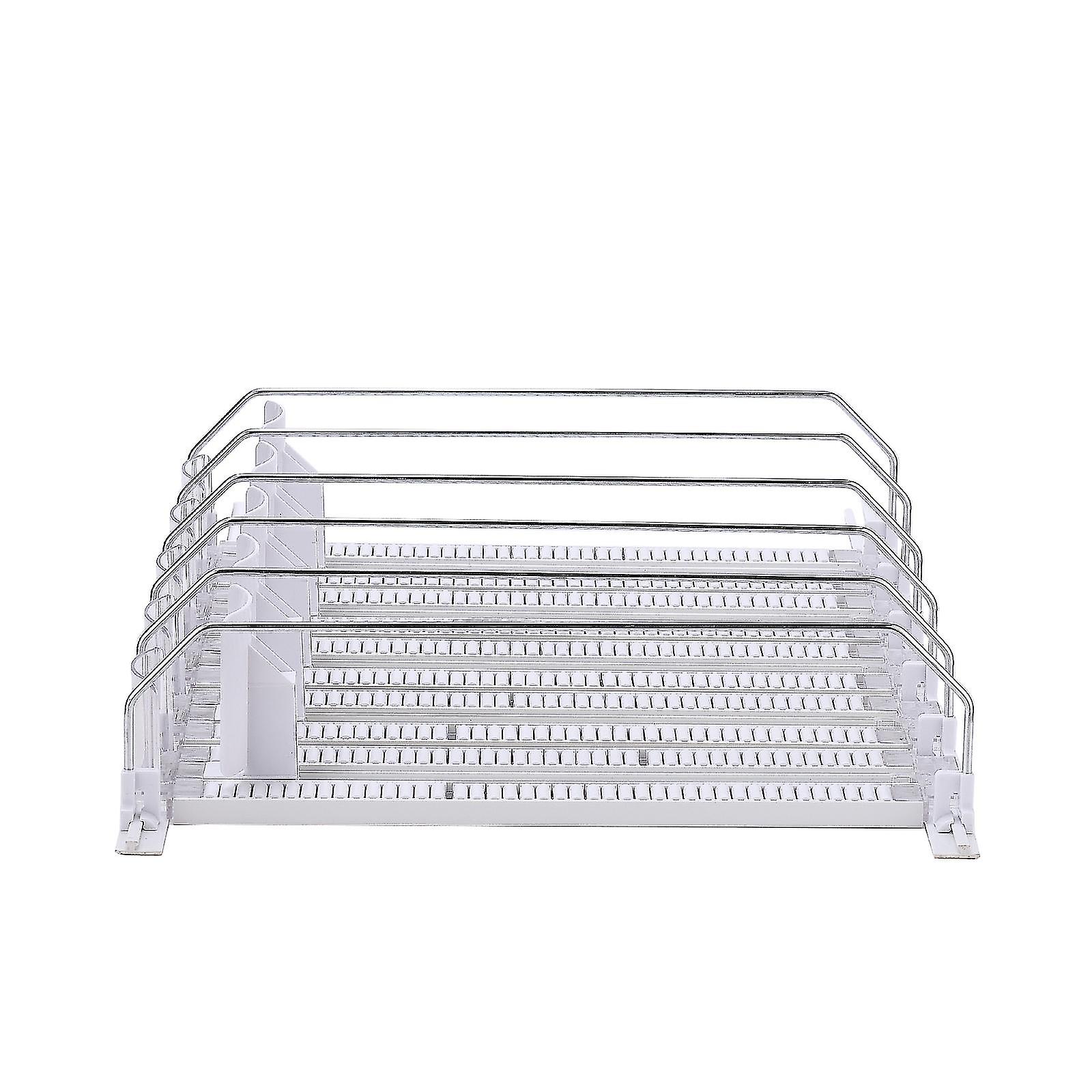 Drink Organizer For Fridge-white Automatic Pusher Glide- Set Of 6/5/3 Pcs 31cm 38cm Drink Organizer