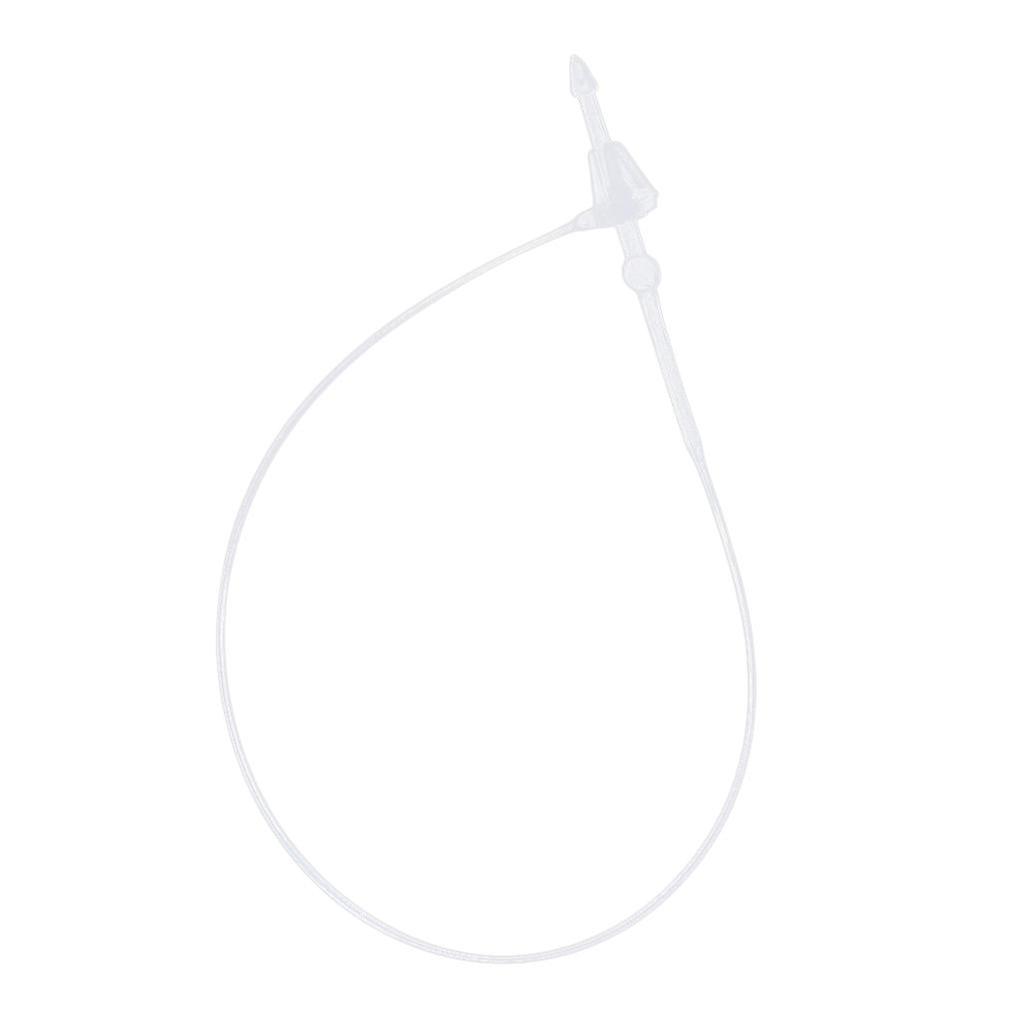 Plastic Hang Tag String Snap Lock Fastener Hand Use Tagging Supplies 8cm