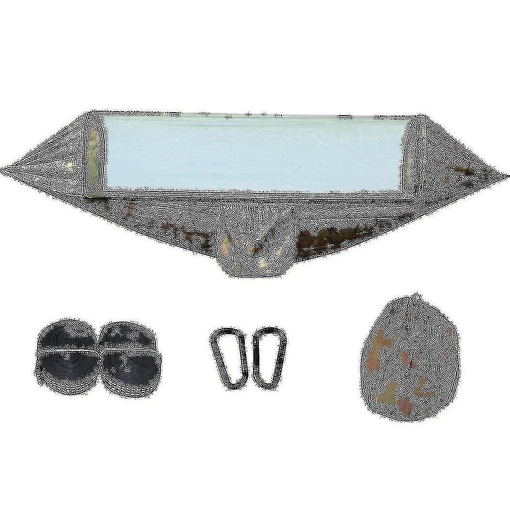 Camping Double Hammock With Mosquito Net For Camping Camouflage