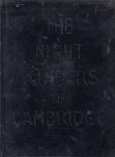 Thomas Mailaender The Night Climbers Of Cambridge Book