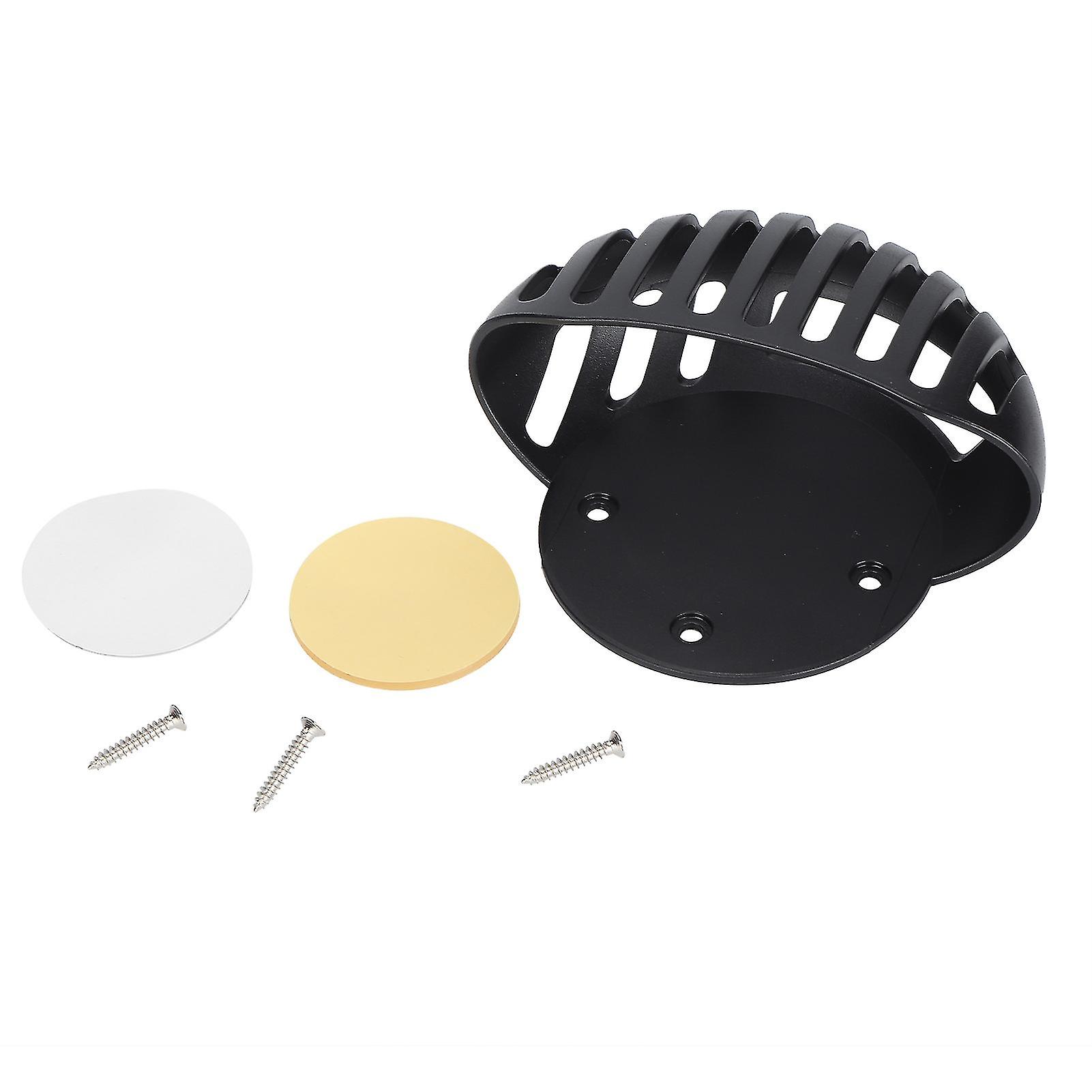 Stylish Black Wall-Mounted Speaker Stand: Easy Assembly & Durable ABS Bracket
