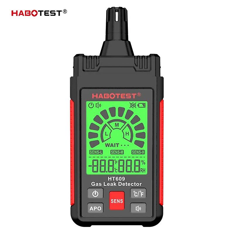 Ht609 Gas Leak Detector Sound Screen Alarm With Lcd Display Gas Detector Combustible Flammable Natural Methane Gas Detector Visu