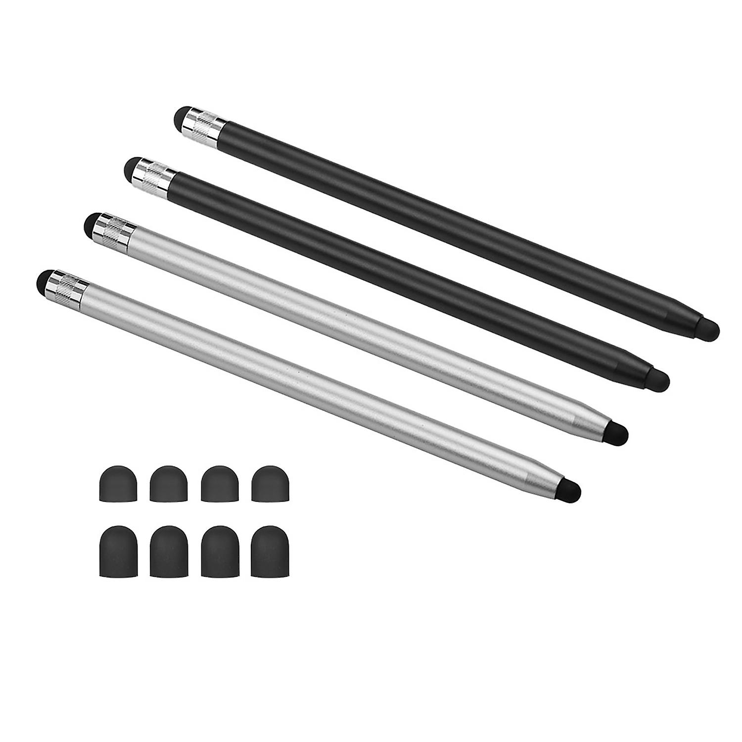 2 in 1 Universal Touchscreen Stylus Pen for All Touchscreen Tablets Cell Phones with 8 Extra Replace