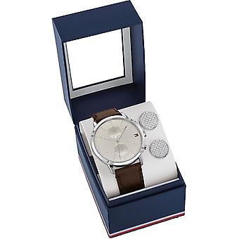 Hunter Men's Analog Quartz Watch with Cowhide Bracelet 2770057