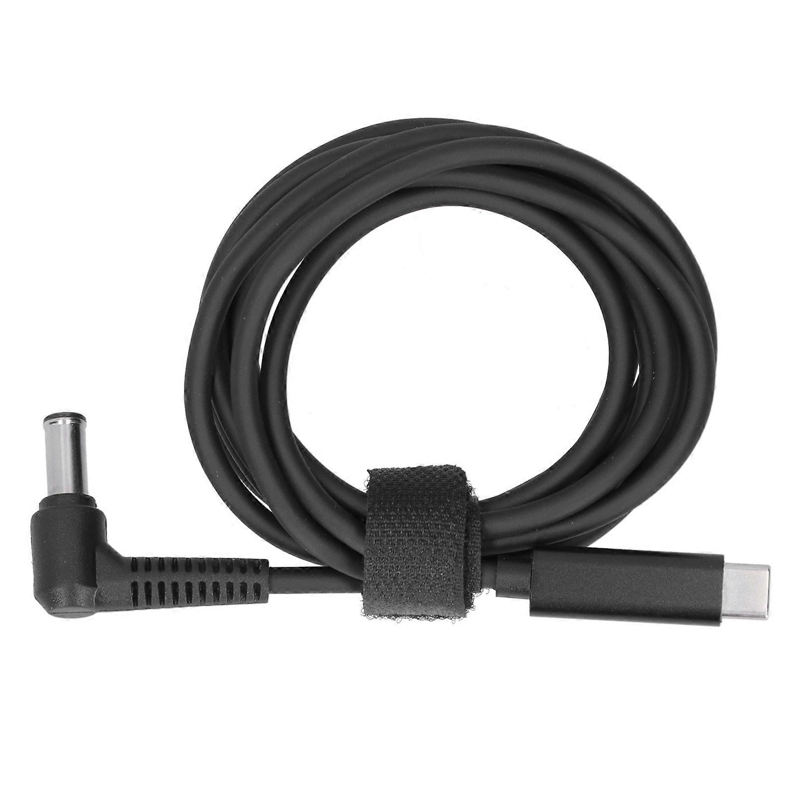 Charging Cable TypeC Interface Computer Power Adapter Cable DC6.0 x 1.4MM Male Elbow