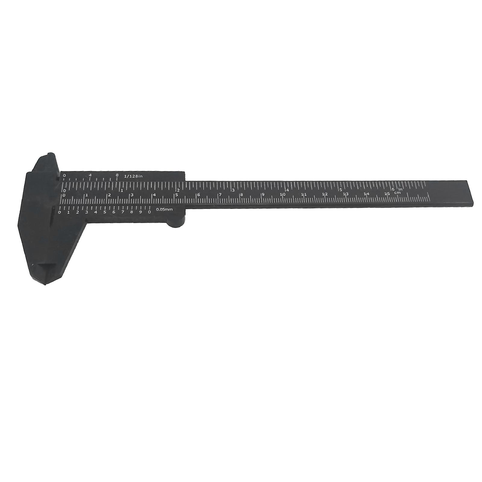 Vernier caliper with both metric and imperial scales, suitable for maintenance measurement