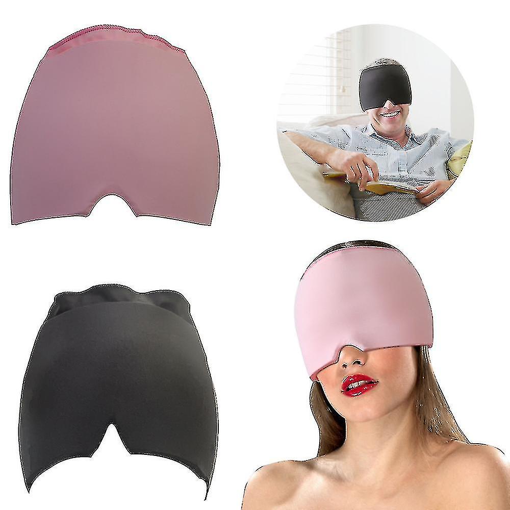 כובע הקלה על כאבי ראש ומיגרנה, מסכת קרח כאב ראש, מסכת שינה הקלה על כובע קרח