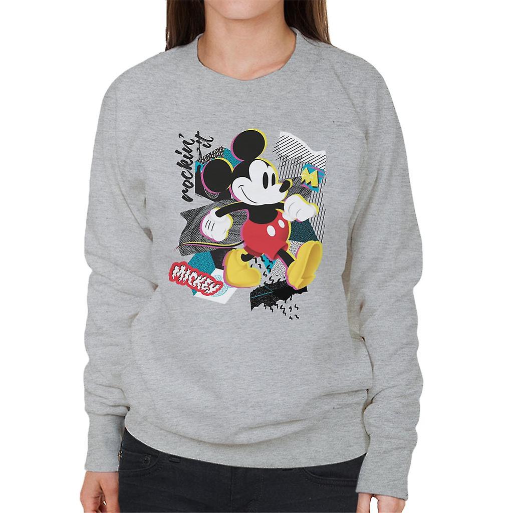 Disney Mickey Mouse Retro Pop Art Women's Sweatshirt