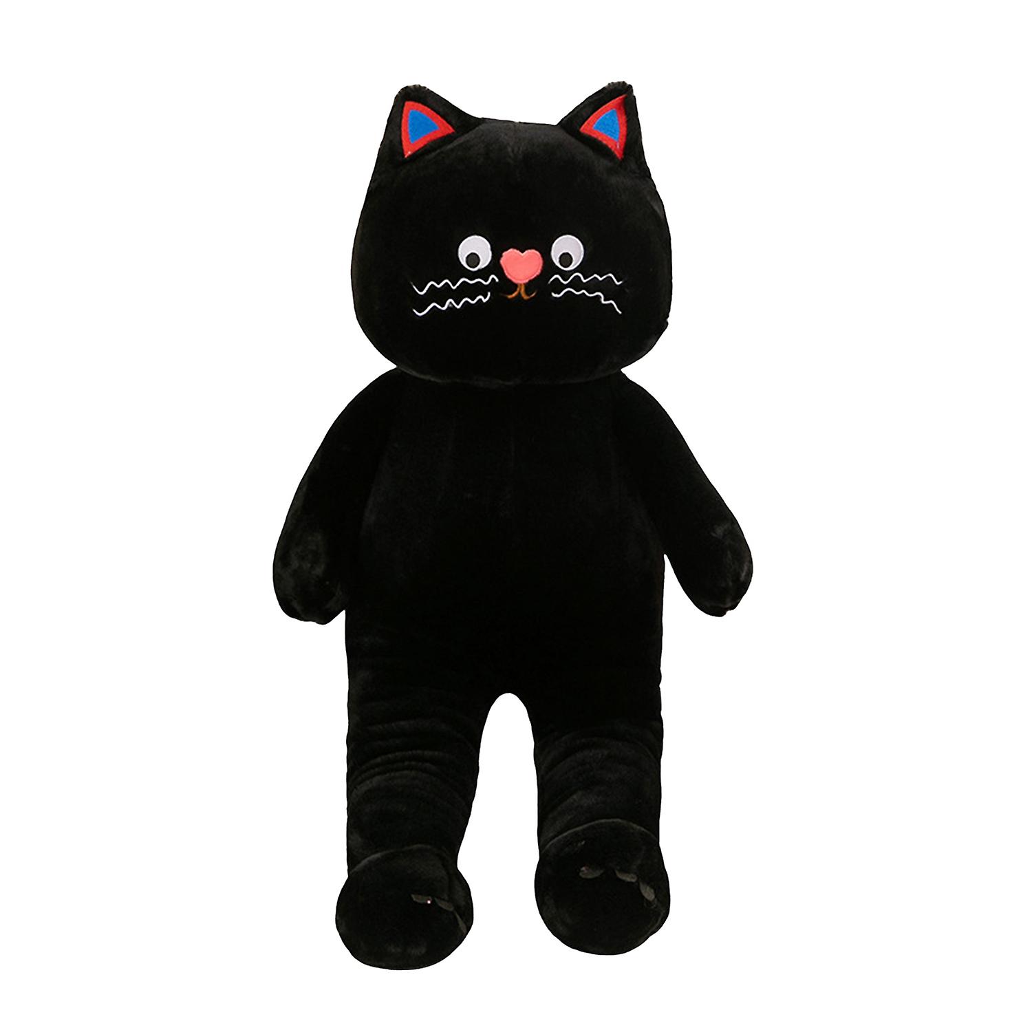Plush Doll Polka Dot Cat Shaped Plush Toy Durable Soft Comfortable Stuffed Animal for Home