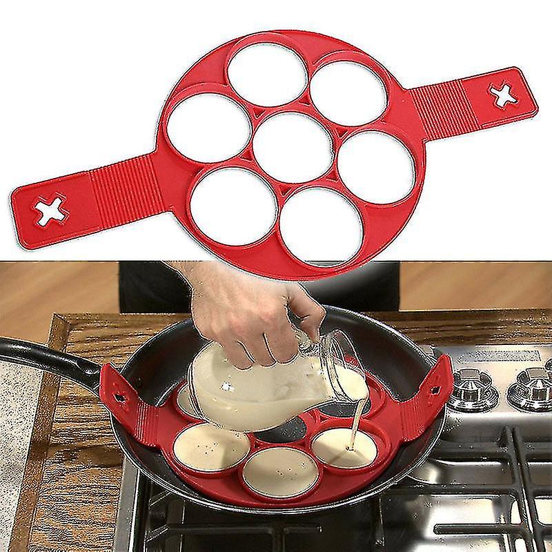 Nonstick Pancake Cooking Tool Egg Ring Maker Cheese Egg Cooker Pan Flip
