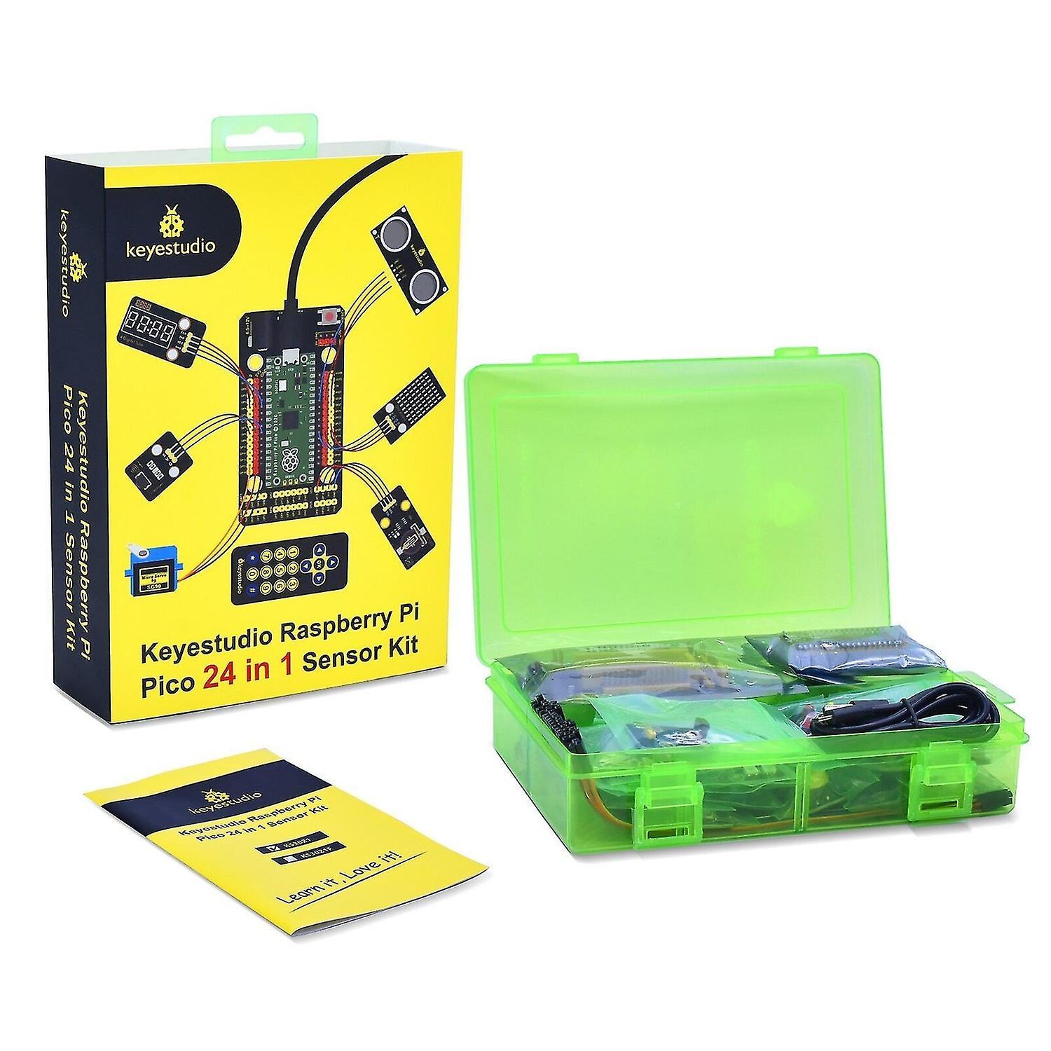 Keyestudio 37(24)(42) in 1 Raspberry Pi Pico Sensor Kit DIY Kit Electronics for Python Programming a
