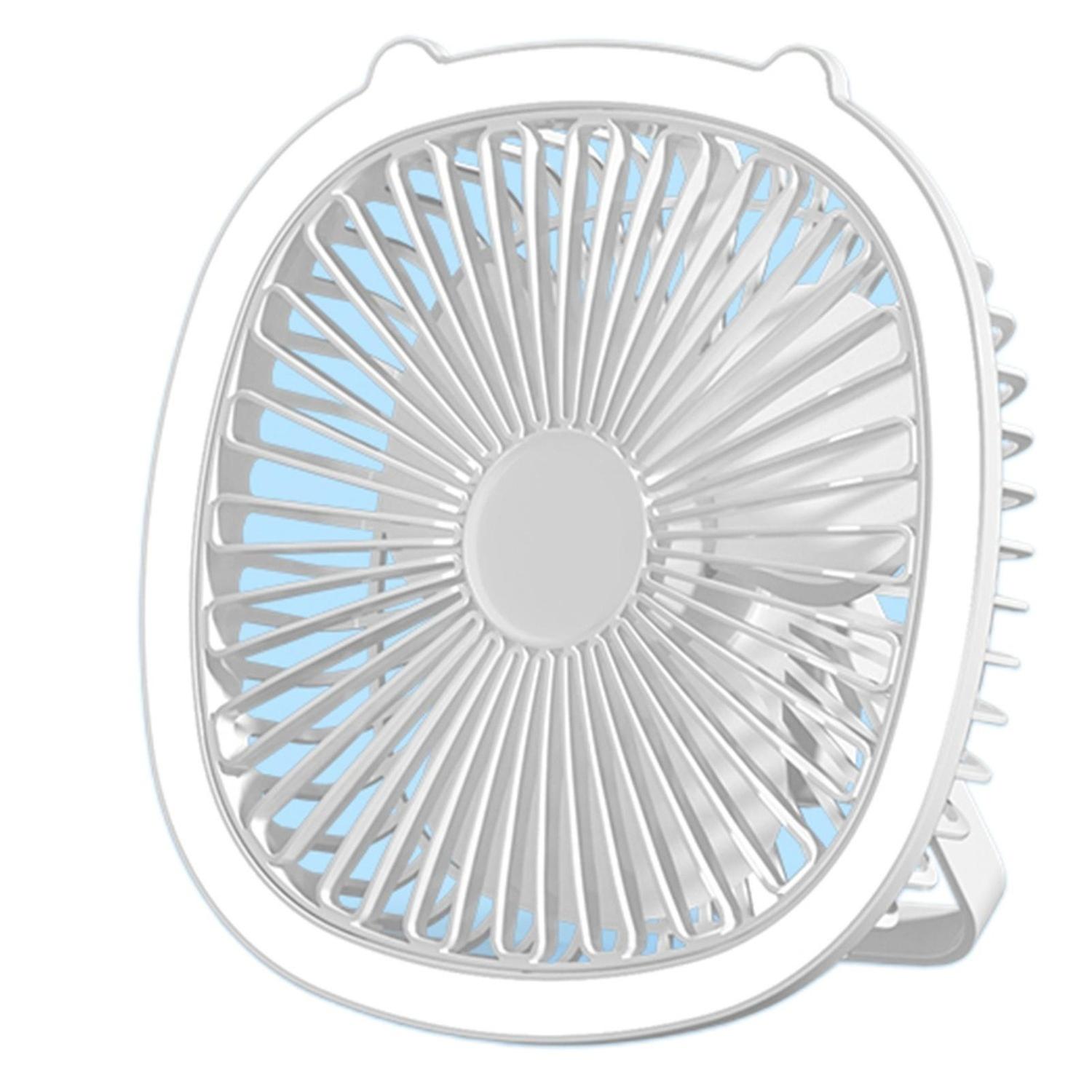 2000Mah Usb Rechargeable 3-Speed Hanging Ceiling Fan With Led Light Fan