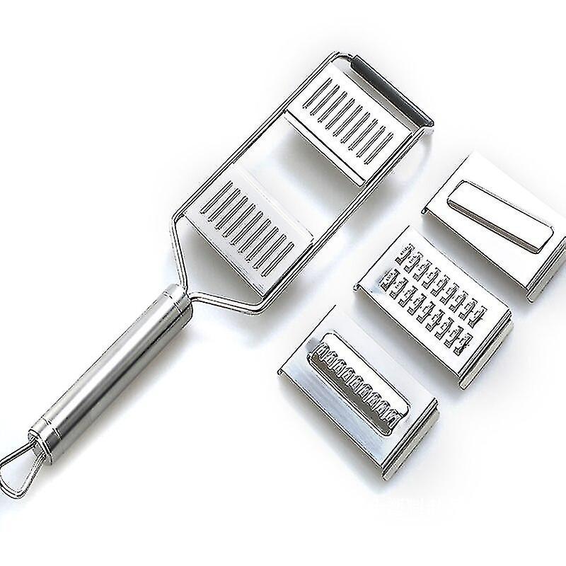 Vegetable Cutter Slicer Kitchen Chopper With 3 Replaceable Blades Stainless Steel Grater
