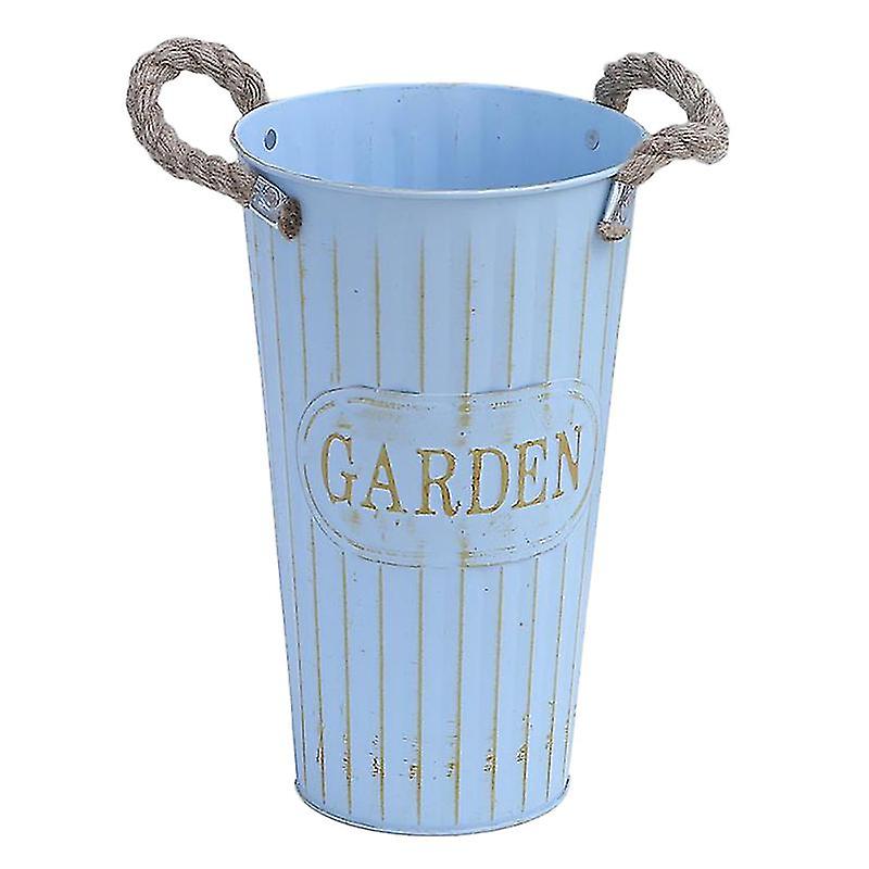 1pcs Iron Flower Pot For Garden Table