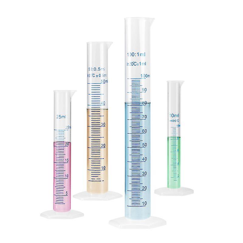 4pcs Measuring Cylinder 100ml