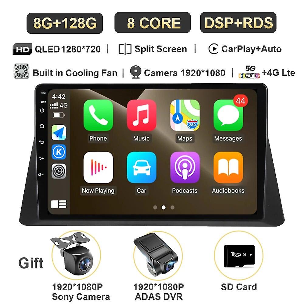 Android 13 For Honda Accord 8 2008-2013 Multimedia 2 Din Octa Core Car Radio Carplay Player Gps Navi Stereo Rds Bluetooth 4g Bt