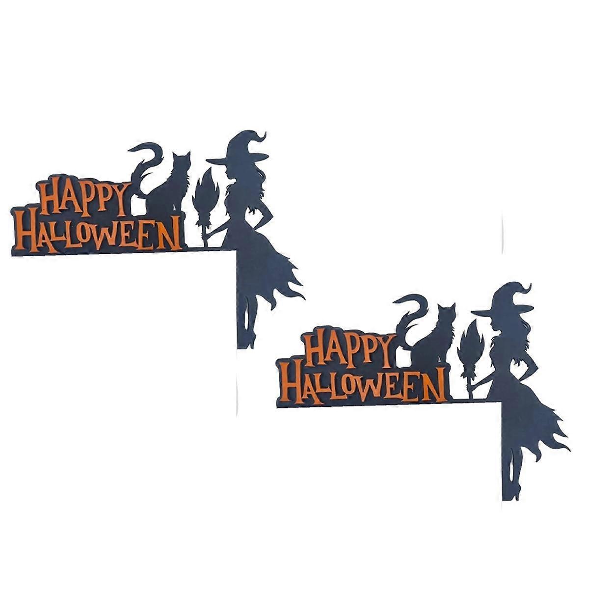 زخرفة إطار باب الهالوين ، علامة زاوية باب الهالوين ، تمثال زخرفة إطار الباب ، A4