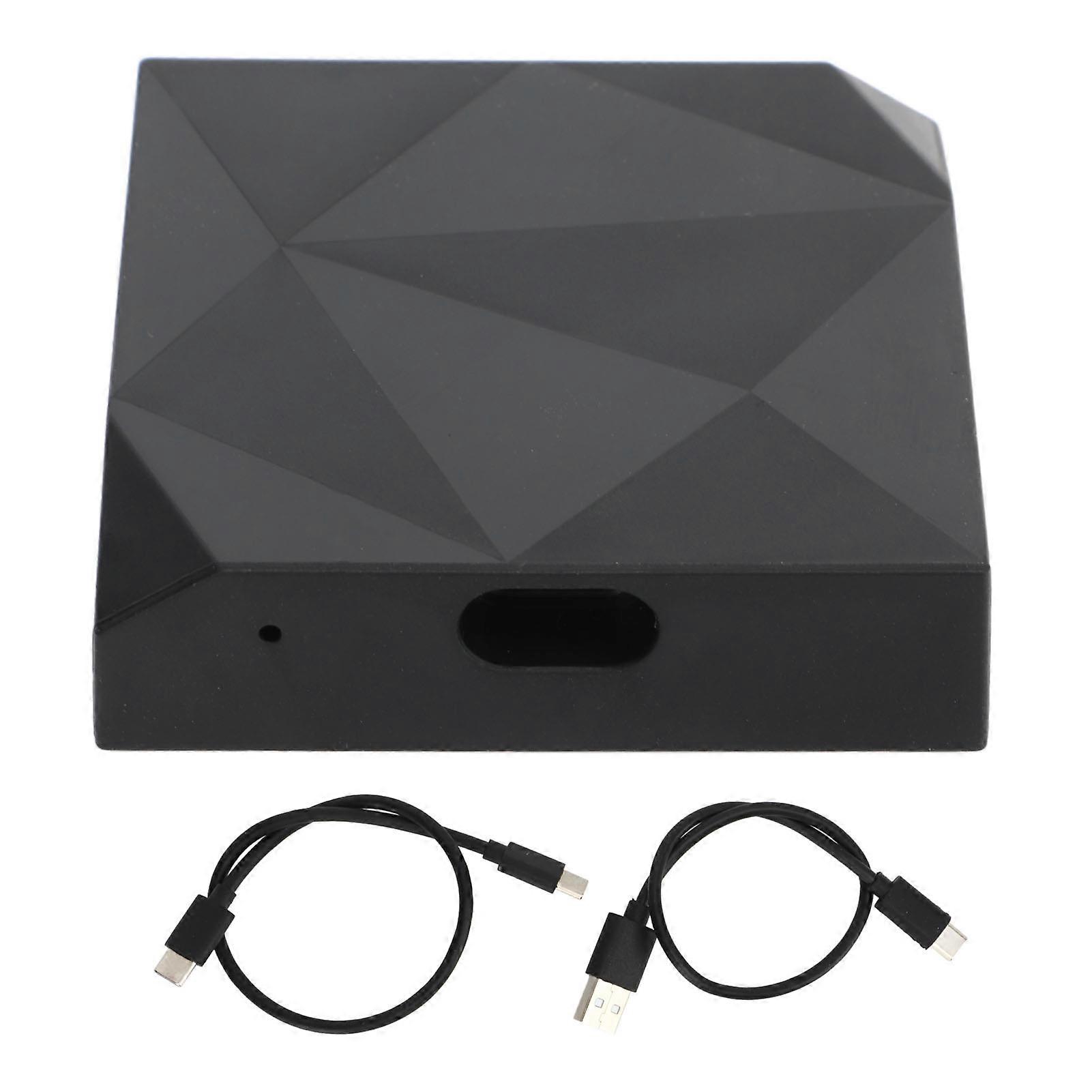 Wireless Carplay Adapter for IOS10 Convert Wired to Wireless 5G WiFi Bluetooth 5.0 Dual Connection Transmission for Car