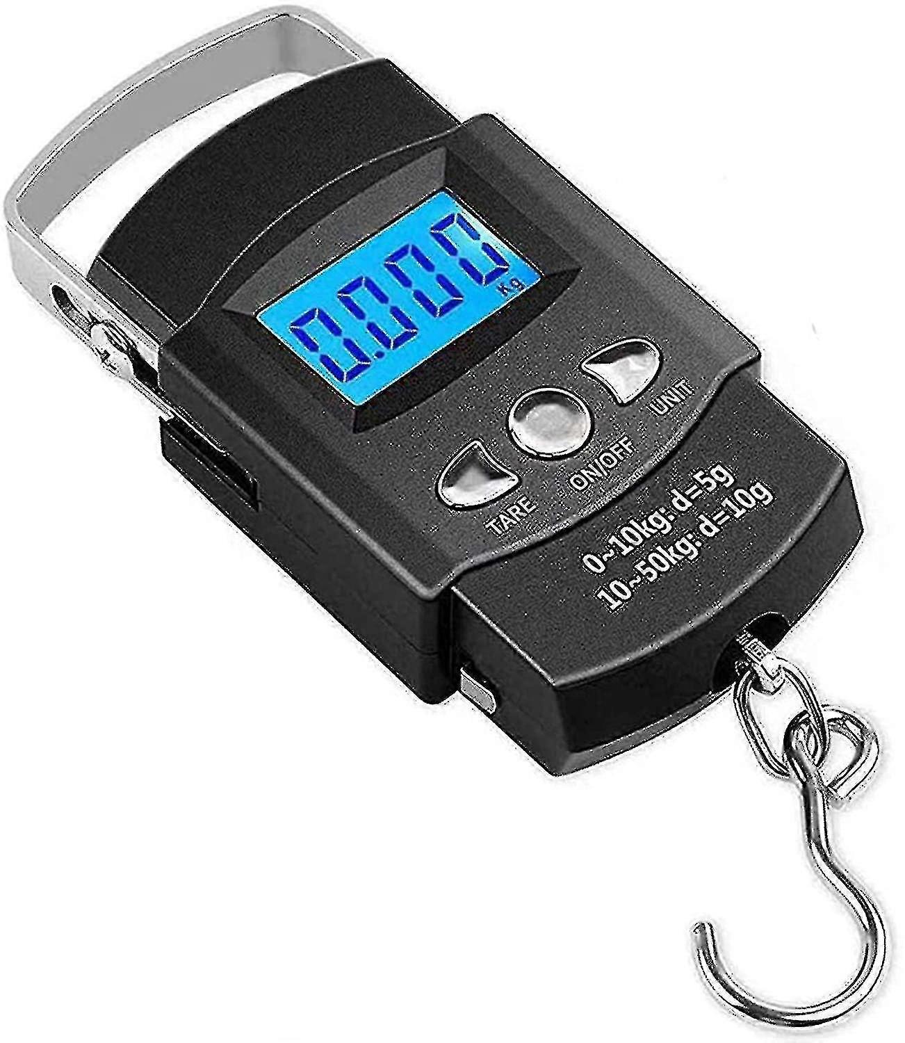 Electronic Lugga Scalelcd Digital Portable Electronic Ing Scale Digital Suitcase Weigh Travel Scale (max: 50 Kg) With Hook + 100 Cm