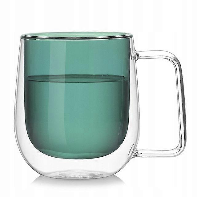 Mug With A Double Wall With A Handle