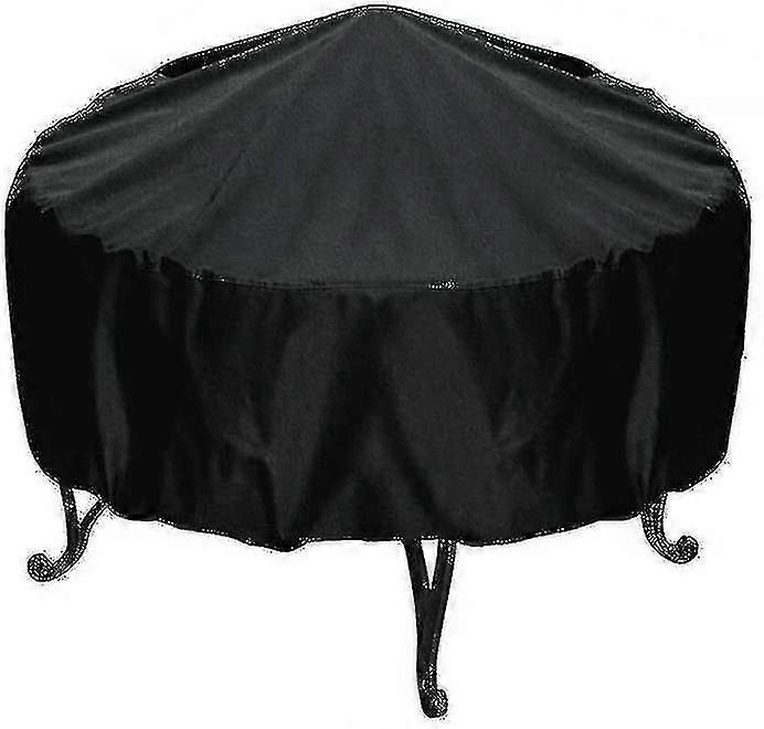 Grillöverdrag, runt grillöverdrag vattentätt grillöverdrag, runt grillöverdrag utomhusträdgårdsgrill UV-vattenbeständigt L
